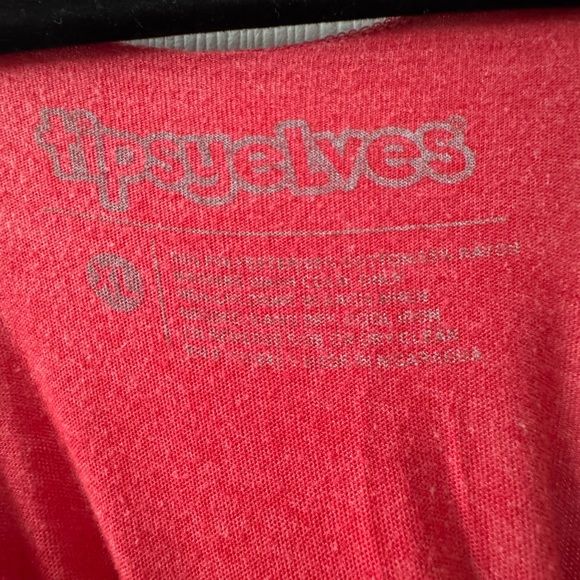 Tipsy Elves Red Meowica Cat Tank Top - Picture 4 of 4